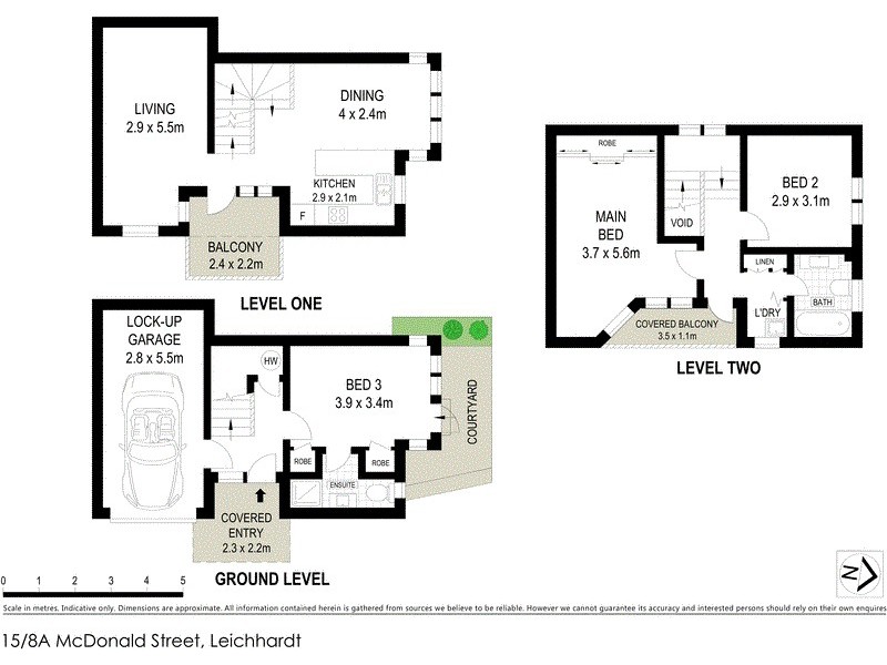 15/8A Mcdonald Street, Leichhardt NSW 2040 Floorplan
