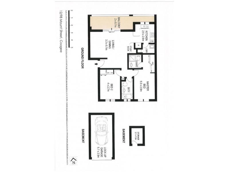 12/98 Mount Street, Coogee NSW 2034 Floorplan