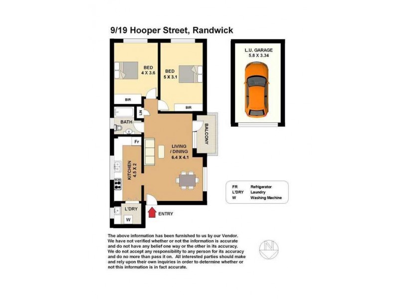 9/19 Hooper Street, Randwick NSW 2031 Floorplan