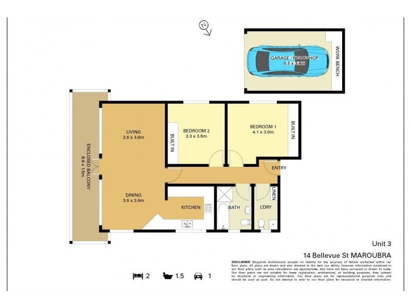 3/14 Bellevue Street, Maroubra NSW 2035