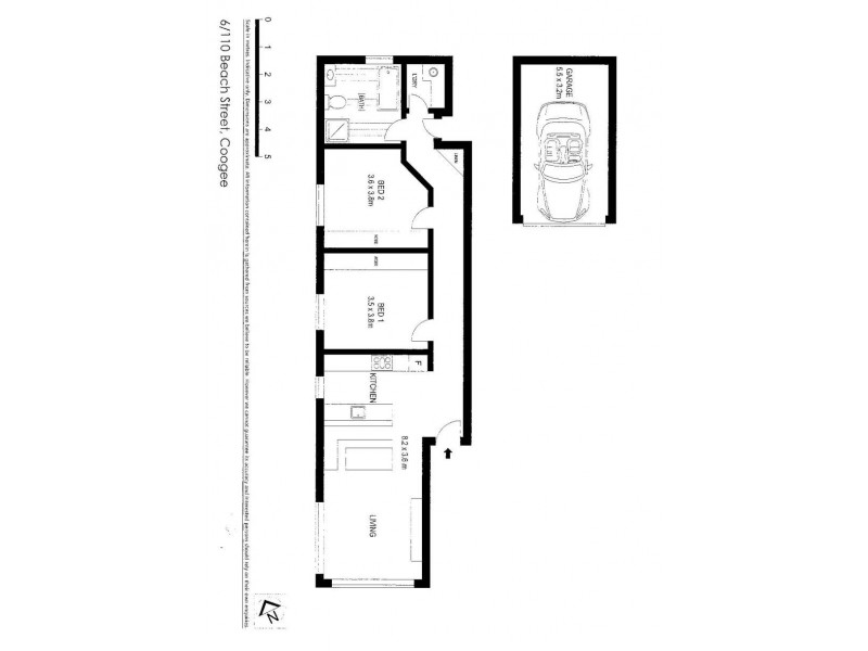 6/110 Beach Street, Coogee NSW 2034 Floorplan