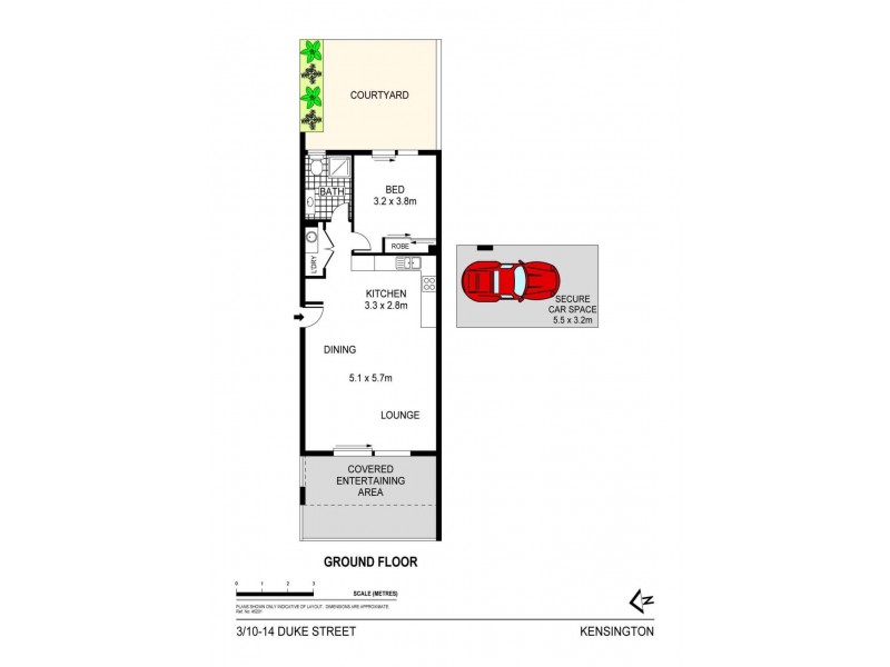 3/10-14 Duke Street, Kensington NSW 2033 Floorplan