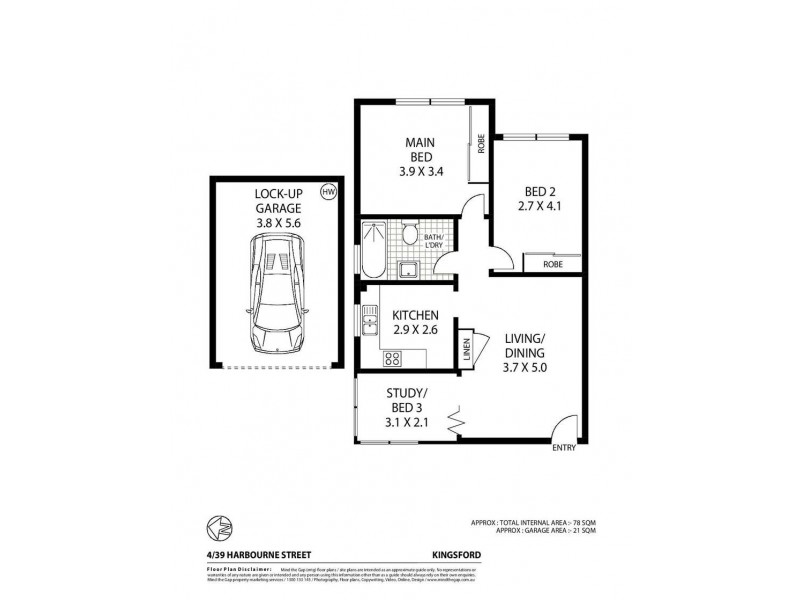 4/39 Harbourne Road, Kingsford NSW 2032 Floorplan