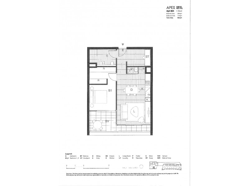 12/6 Defries Avenue, Zetland NSW 2017 Floorplan