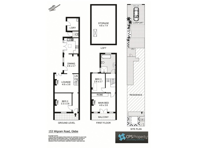 153 Wigram Road, Glebe NSW 2037 Floorplan