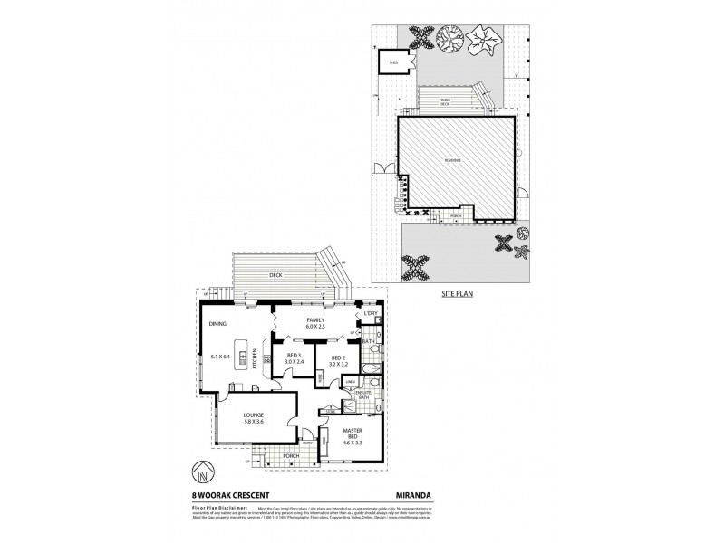 8 Woorak Crescent, Miranda NSW 2228 Floorplan