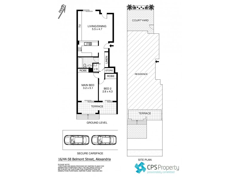 16/58 Belmont Street, Alexandria NSW 2015 Floorplan