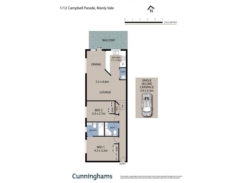 1/12 Campbell Parade, Manly Vale NSW 2093 Floorplan
