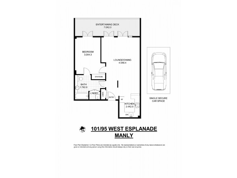 101/95 West Esplanade, Manly NSW 2095 Floorplan