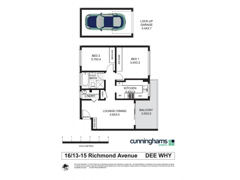 16/13-15 Richmond Avenue, Dee Why NSW 2099 Floorplan