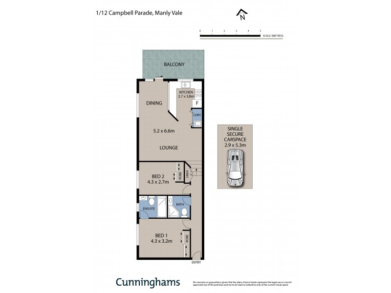 1/12 Campbell Parade, Manly Vale NSW 2093 Floorplan