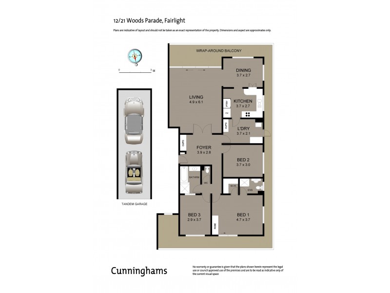 12/21 Woods Parade, Fairlight NSW 2094 Floorplan
