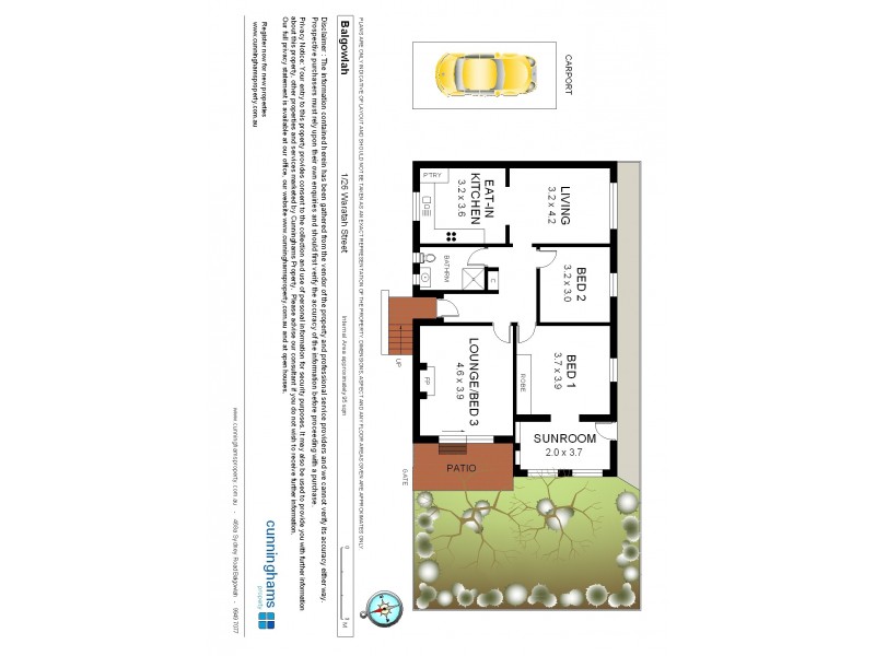 1/26 Waratah Street, Balgowlah NSW 2093 Floorplan
