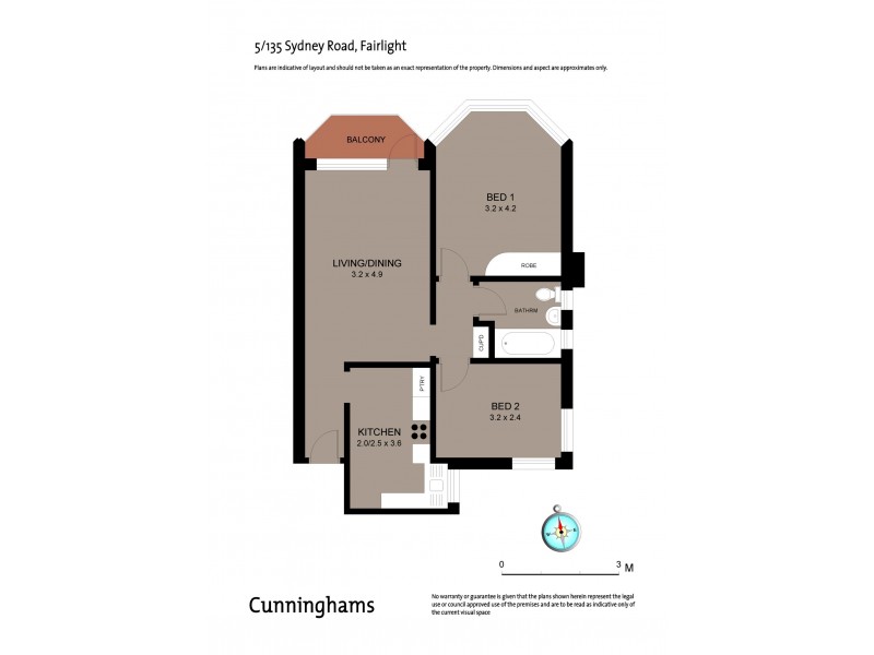 5/135 Sydney Road, Fairlight NSW 2094 Floorplan