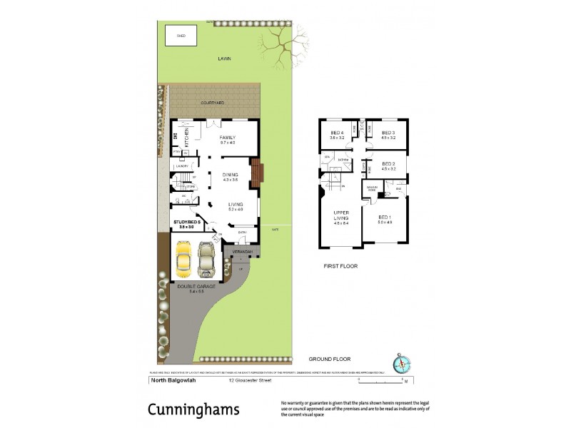 12 Gloucester Street, North Balgowlah NSW 2093 Floorplan