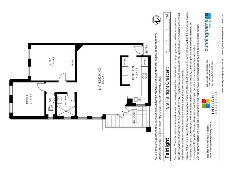 9/9 Fairlight Crescent, Fairlight NSW 2094 Floorplan