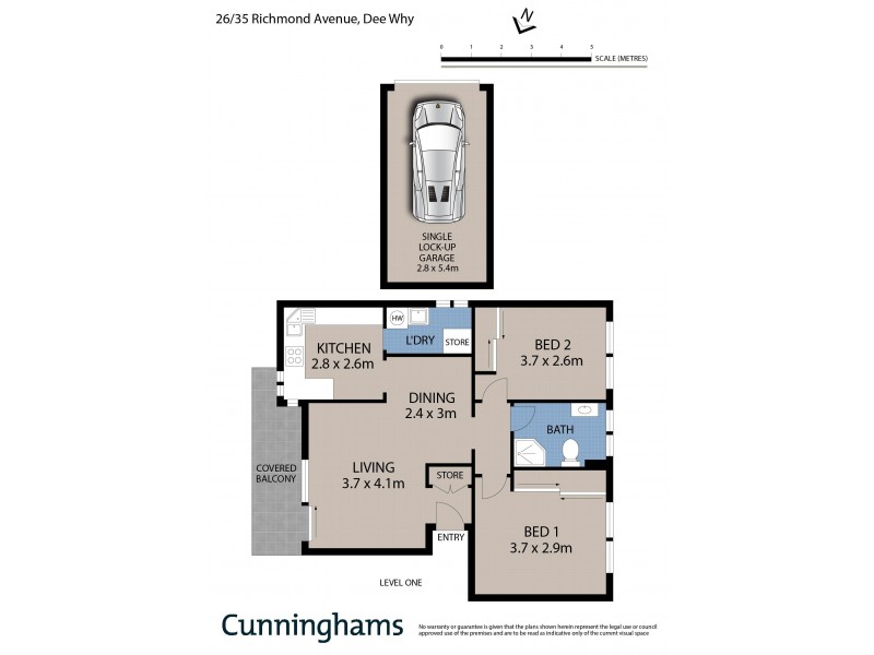26/35 Richmond Avenue, Dee Why NSW 2099 Floorplan