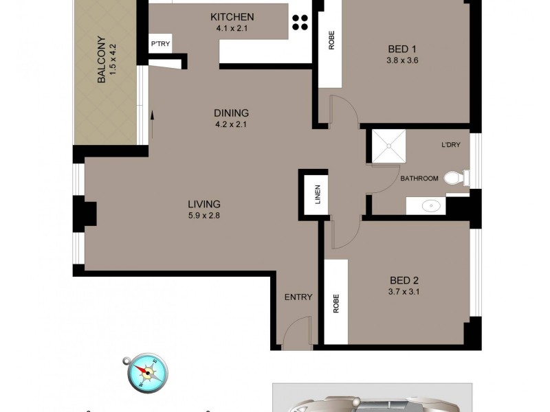 5/49 Osborne Road, Manly NSW 2095 Floorplan