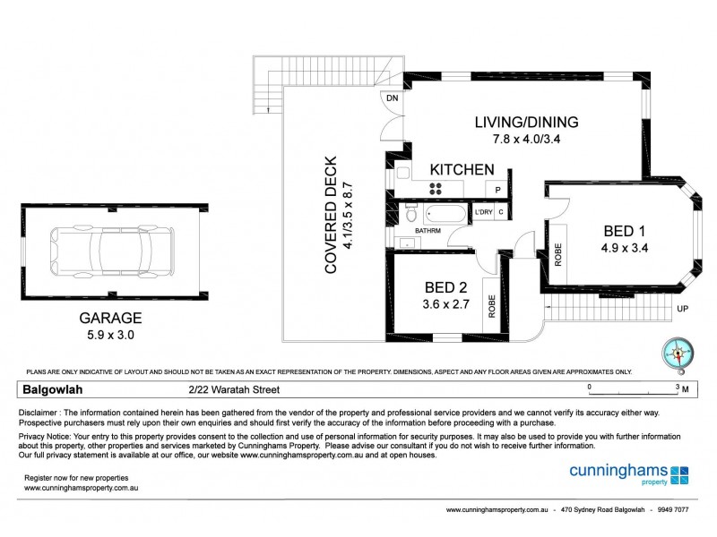 2/22 Waratah Street, Balgowlah NSW 2093 Floorplan
