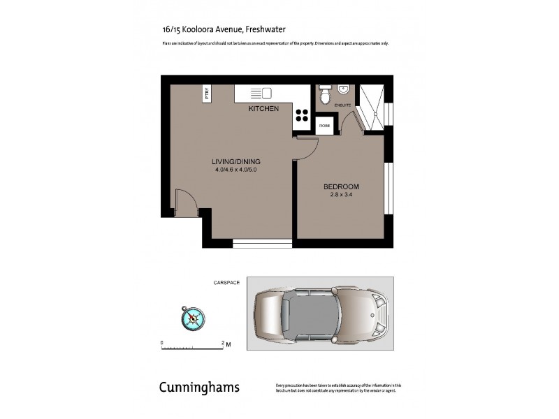 16/15 Kooloora Avenue, Freshwater NSW 2096 Floorplan
