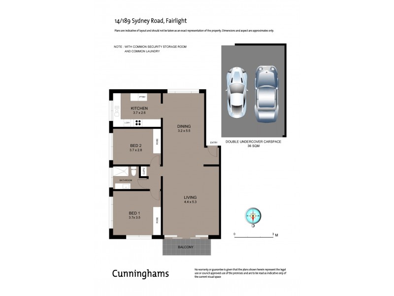 14/189 Sydney Road, Fairlight NSW 2094 Floorplan