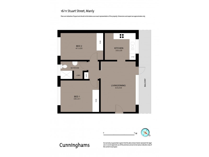 16/11 Stuart Street, Manly NSW 2095 Floorplan