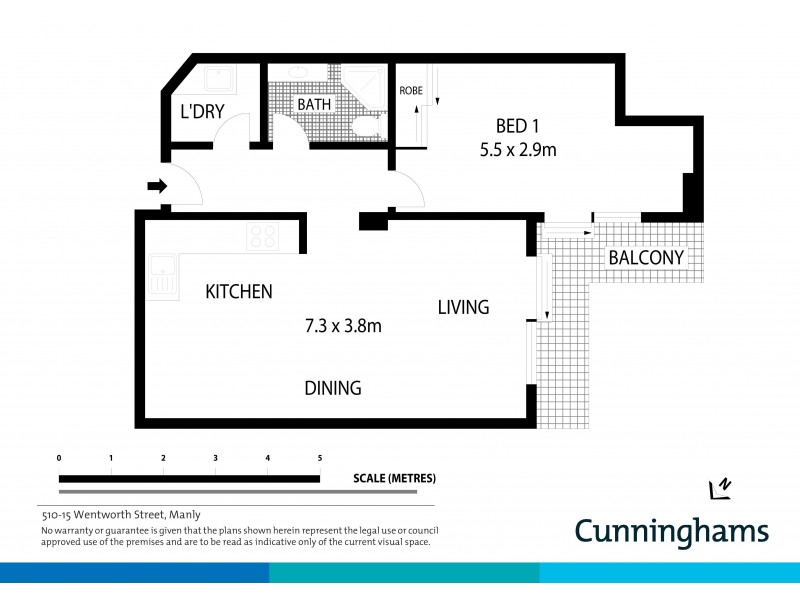 510/15 Wentworth Street, Manly NSW 2095 Floorplan