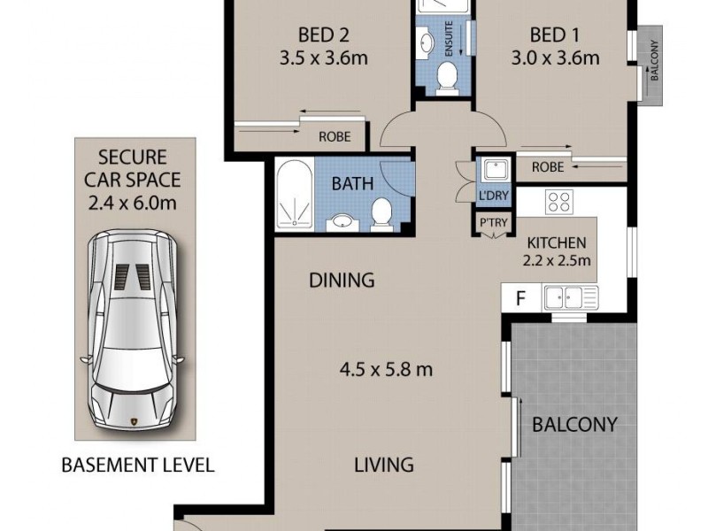 11/74-76 Old Pittwater Road, Brookvale NSW 2100 Floorplan