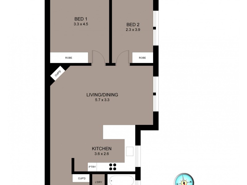8/5 Griffin Street, Manly NSW 2095 Floorplan