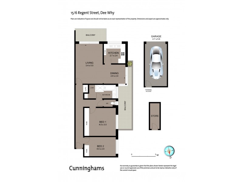 15/6 Regent Street, Dee Why NSW 2099 Floorplan