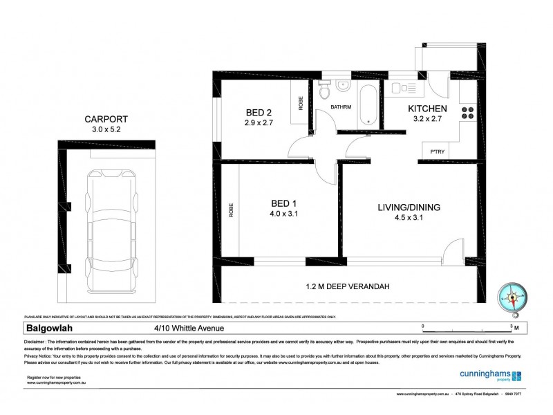 4/10 Whittle Avenue, Balgowlah NSW 2093 Floorplan