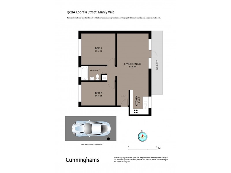 5/21a Koorala Street, Manly Vale NSW 2093 Floorplan