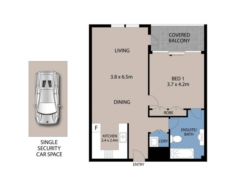 203/540 Sydney Road, Seaforth NSW 2092 Floorplan