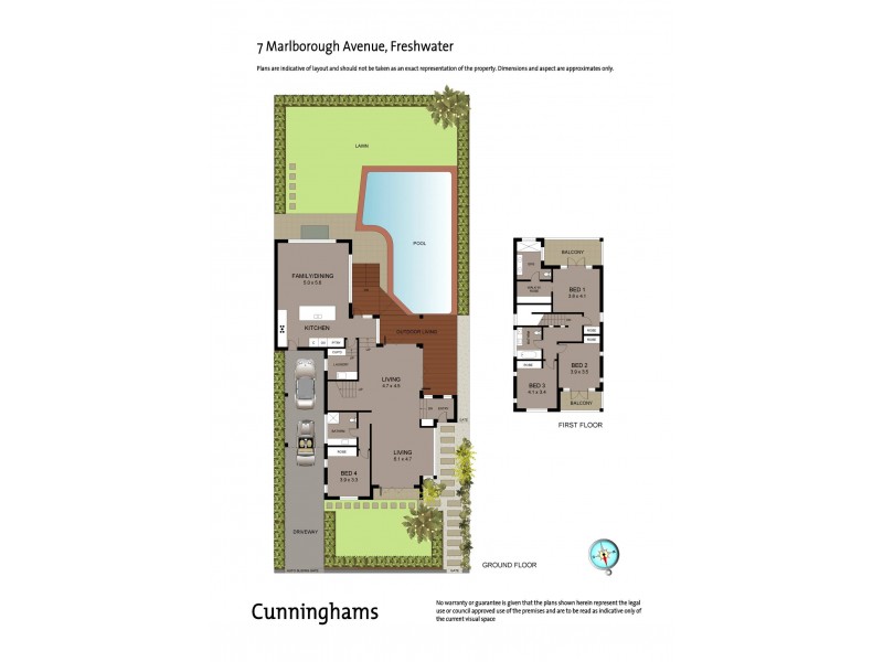7 Marlborough Avenue, Freshwater NSW 2096 Floorplan