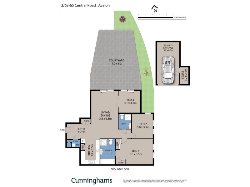 2/63-65 Central Road, Avalon Beach NSW 2107 Floorplan