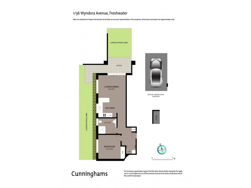 1/36 Wyndora Avenue, Freshwater NSW 2096 Floorplan