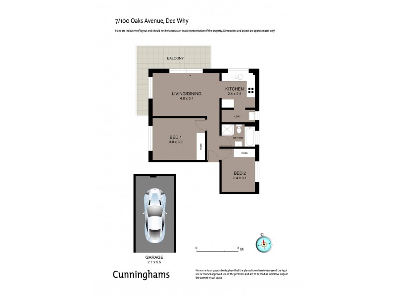 7/100 Oaks Avenue, Dee Why NSW 2099 Floorplan