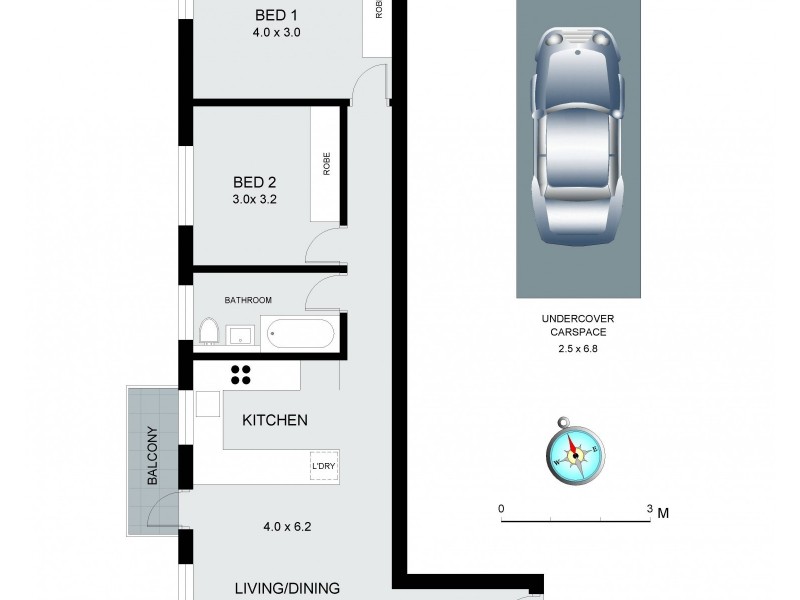 7/1a Mossgiel Street, Manly NSW 2095 Floorplan