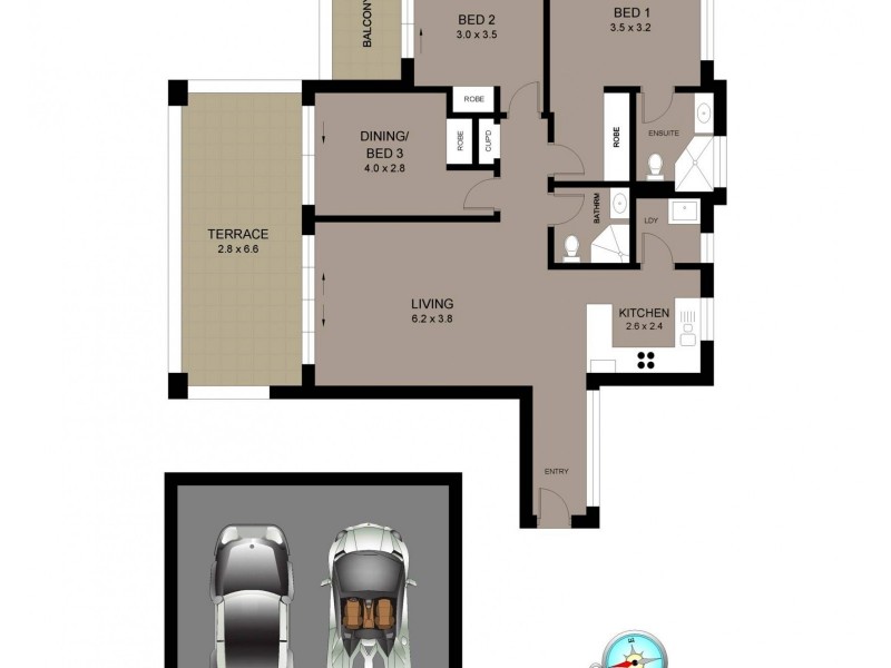 6/47a May Road, Narraweena NSW 2099 Floorplan