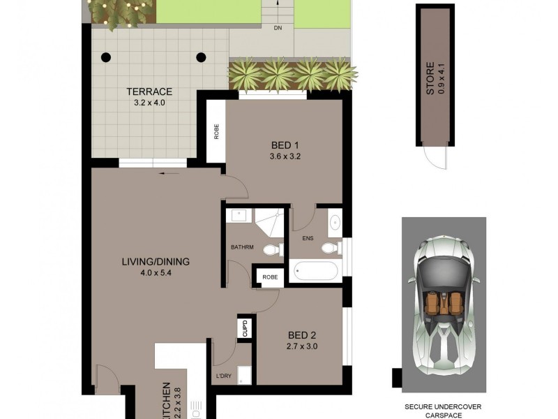 4/11-13 Gulliver Street, Brookvale NSW 2100 Floorplan
