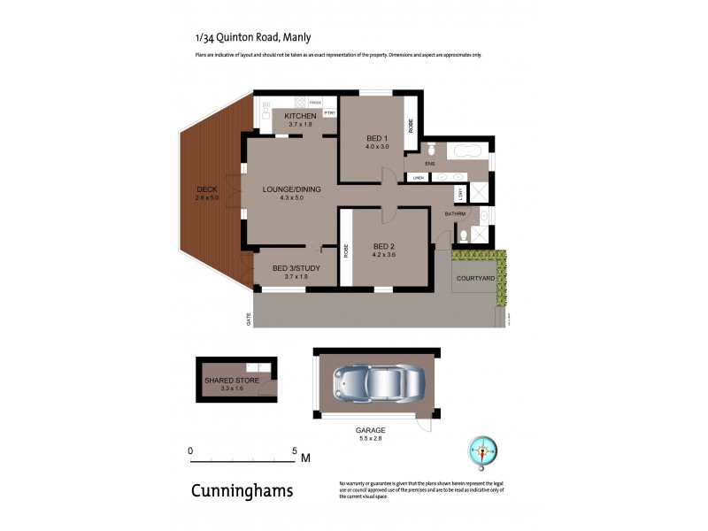 1/34 Quinton Road, Manly NSW 2095 Floorplan