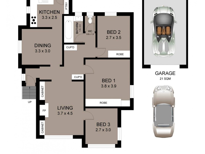 2/5 Bellevue Street, Fairlight NSW 2094 Floorplan