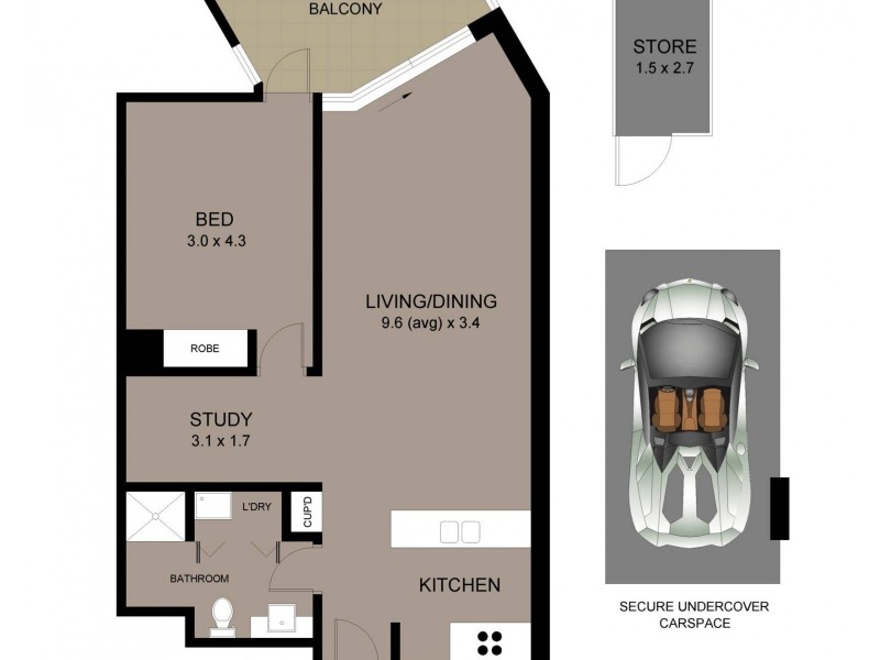 3303/10 Sturdee Parade, Dee Why NSW 2099 Floorplan