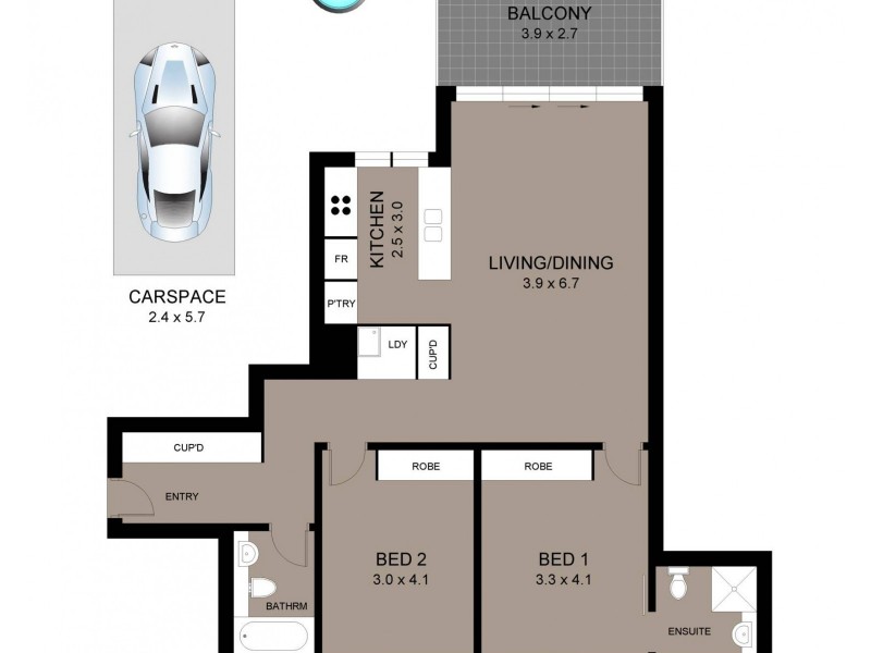 C302/8-28 The Corso, Manly NSW 2095 Floorplan