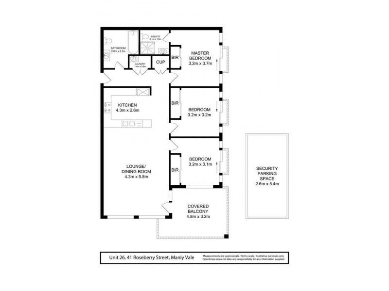 26/41 Roseberry Street, Manly Vale NSW 2093 Floorplan