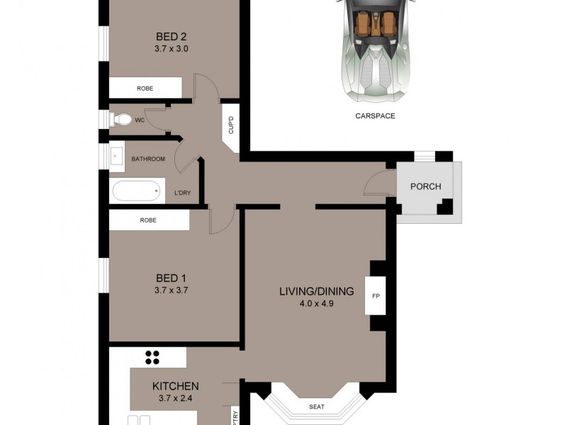 1/82 Wanganella Street, Balgowlah NSW 2093 Floorplan
