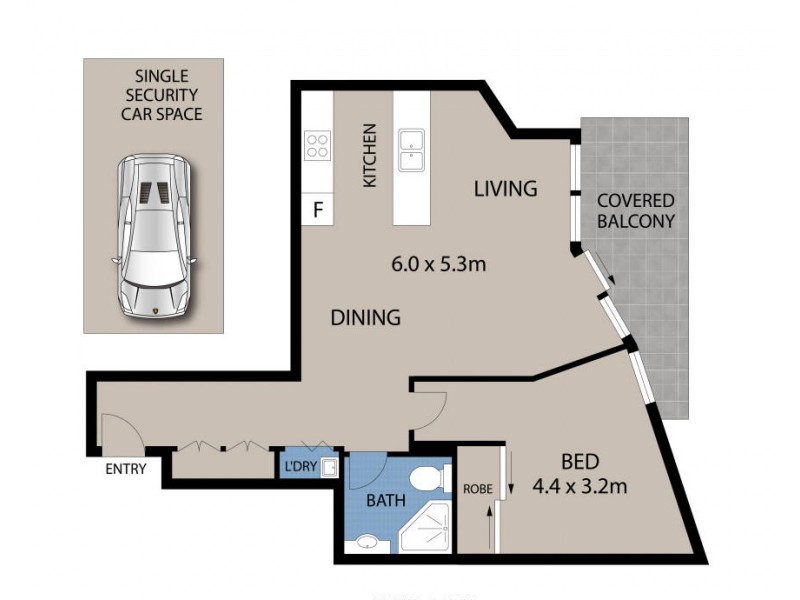 2502/10 Sturdee Parade, Dee Why NSW 2099 Floorplan