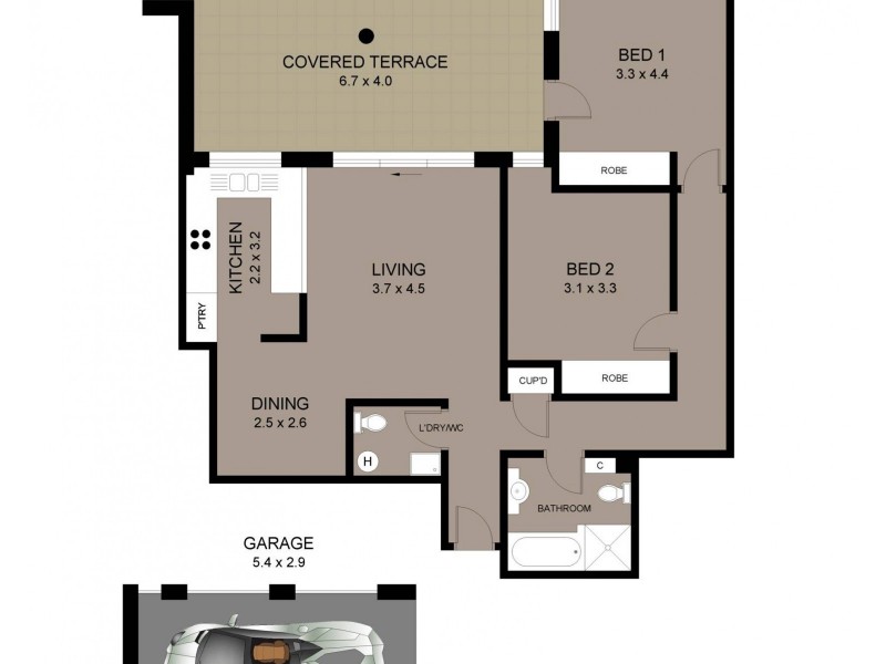 18/21 Holborn Avenue, Dee Why NSW 2099 Floorplan