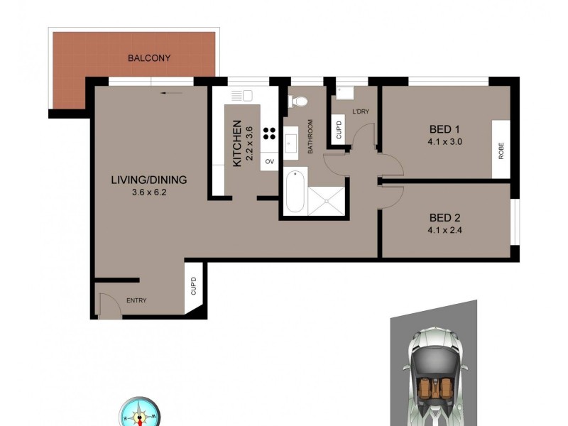 8/64 Francis Street, Manly NSW 2095 Floorplan