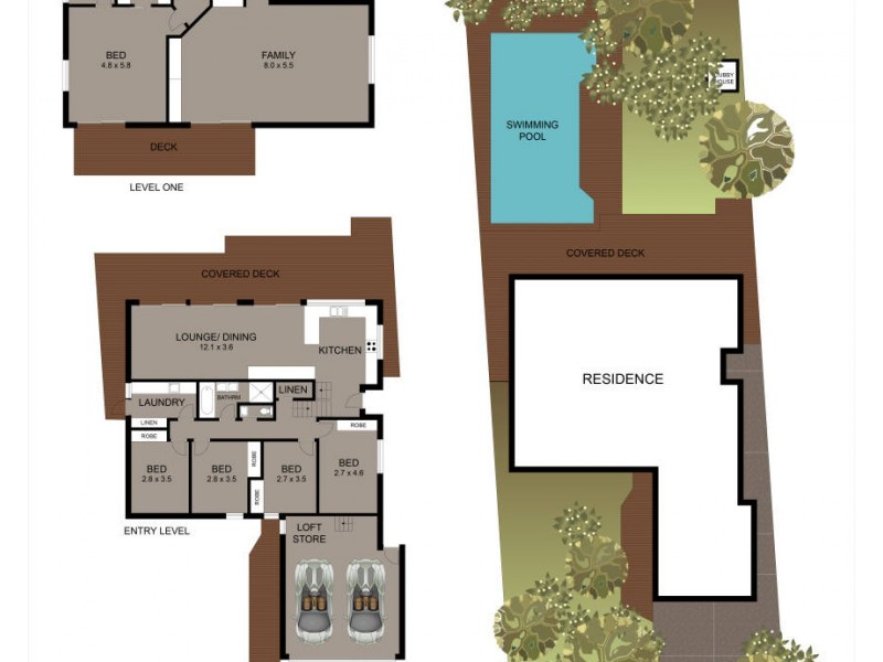 14 Adrian Place, Balgowlah Heights NSW 2093 Floorplan